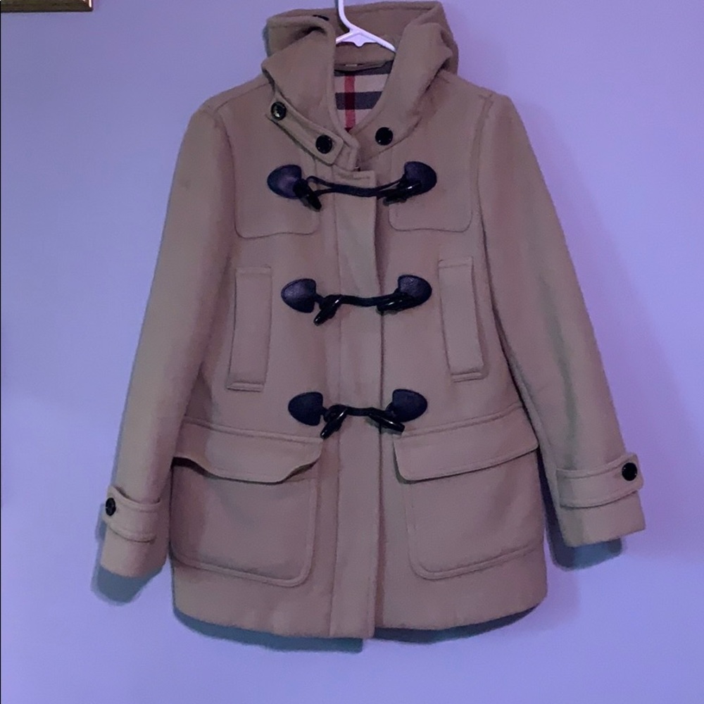 BURBERRY Britt Camel wool Coat